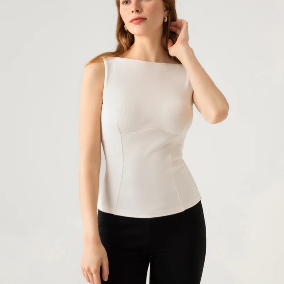 OGLmove bustier boatneck brami top XS - Picture 1 of 16